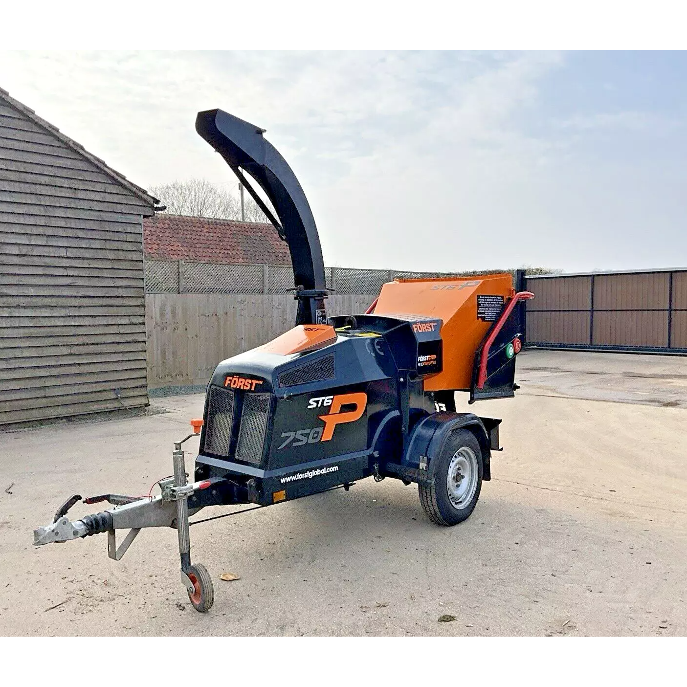 2019 FORST ST6P FAST TOW PETROL WOODCHIPPER - 837 HRS